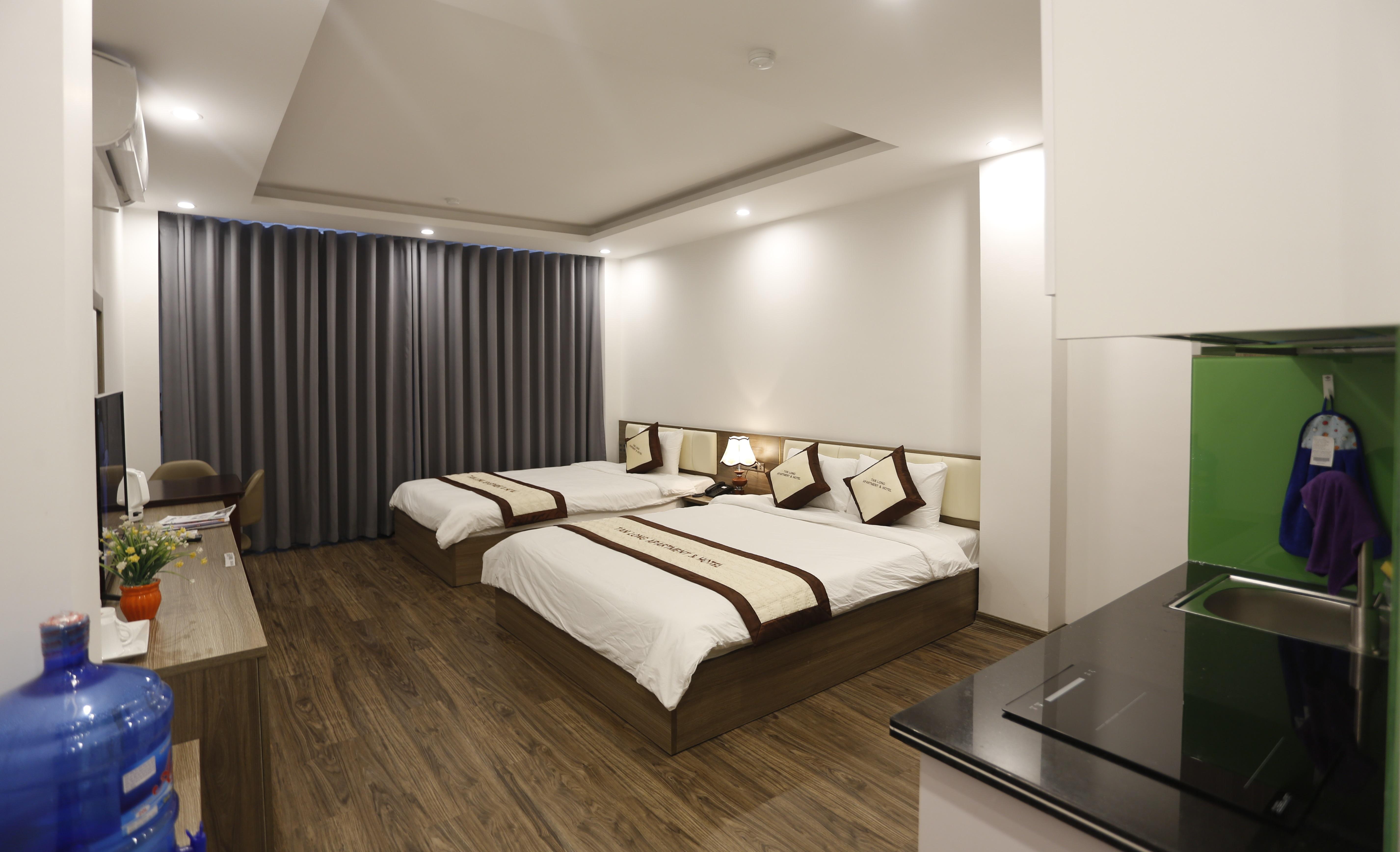 TAN LONG V1 HOTEL DELUXE TWIN BEDROOM APARTMENT FOR RENT 